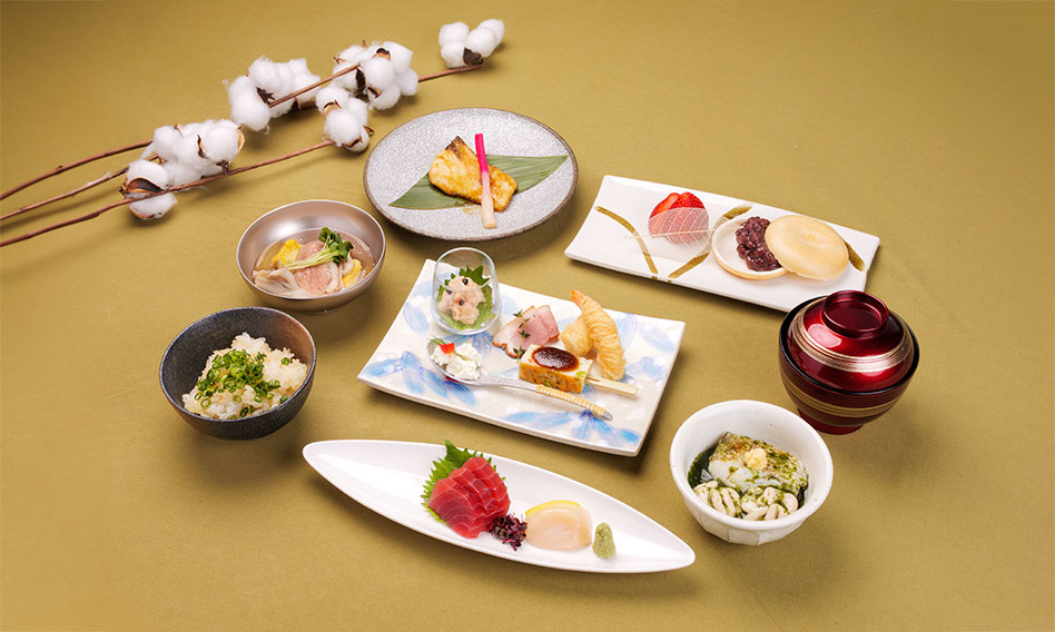 【旬の味覚】季節の懐石コースプラン（2食付き）