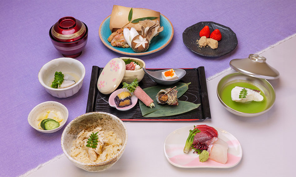 【旬の味覚】季節の懐石コースプラン（2食付き）